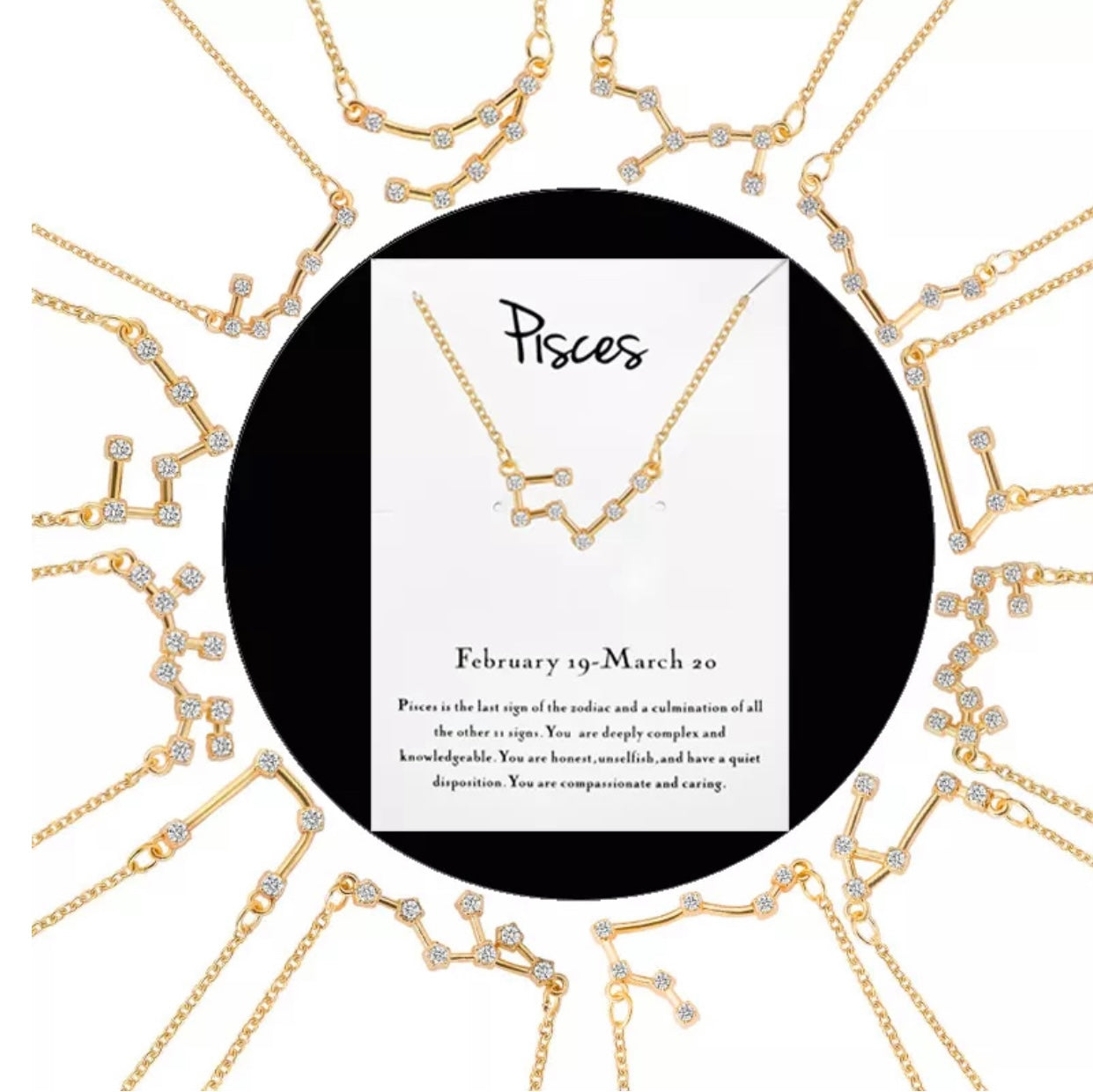 Zodiac Constellation Necklace